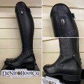 DENIRO AMABILE LACED RIDING BOOTS BLACK